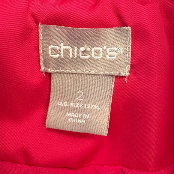 NWOT Chicos Pink Trench Coat - Picture 6 of 7
